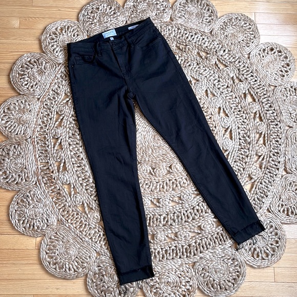 FRAME Le Skinny De Jeanne Raw Stagger Mid Rise Cropped Skinny Jeans 27 - Picture 2 of 10